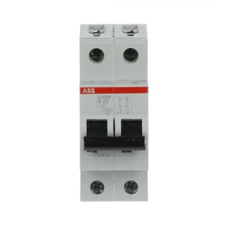 ABB S202M-B20 Sicherungsautomat B-Char., 10 kA, 20 A, 2P