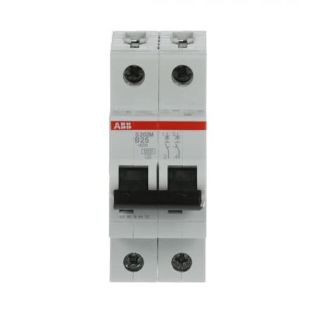 ABB S202M-B25 Sicherungsautomat B-Char., 10 kA, 25 A, 2P