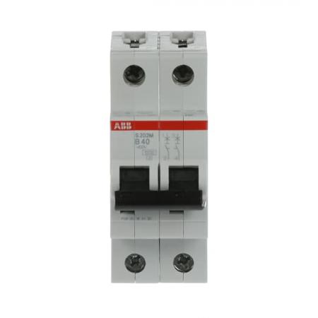 ABB S202M-B40 Sicherungsautomat B-Char., 10 kA, 40 A, 2P