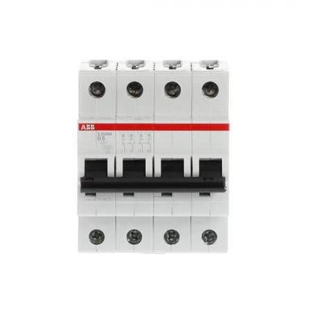ABB S204M-B6 Sicherungsautomat B-Char., 10 kA, 6 A, 4P