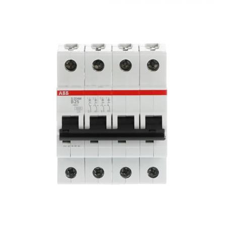 ABB S204M-B25 Sicherungsautomat B-Char., 10 kA, 25 A, 4P