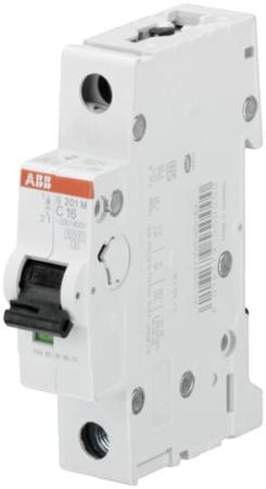 ABB S201M-C1.6 Sicherungsautomat C-Char., 10 kA, 1.6 A, 1P