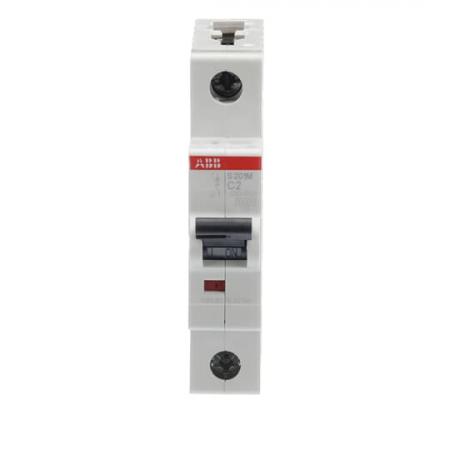 ABB S201M-C2 Sicherungsautomat C-Char., 10 kA, 2 A, 1P