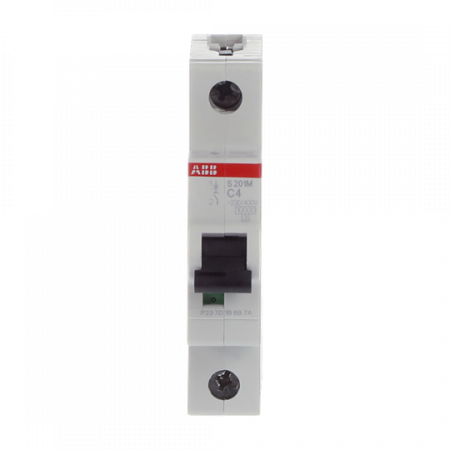 ABB S201M-C4 Sicherungsautomat C-Char., 10 kA, 4 A, 1P