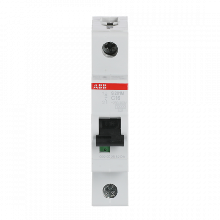 ABB S201M-C16 Sicherungsautomat C-Char., 10 kA, 16 A, 1P