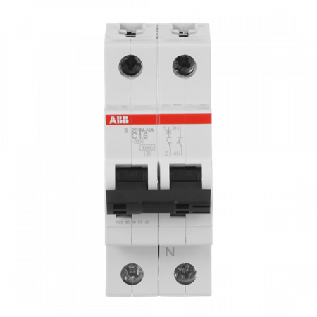 ABB S201M-C1.6NA Sicherungsautomat C-Char., 10 kA, 1.6 A, 1P+NA