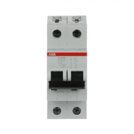 ABB S202M-C0.5 Sicherungsautomat C-Char., 10 kA, 0.5 A, 2P