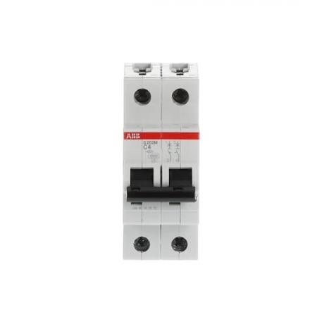 ABB S202M-C4 Sicherungsautomat C-Char., 10 kA, 4 A, 2P
