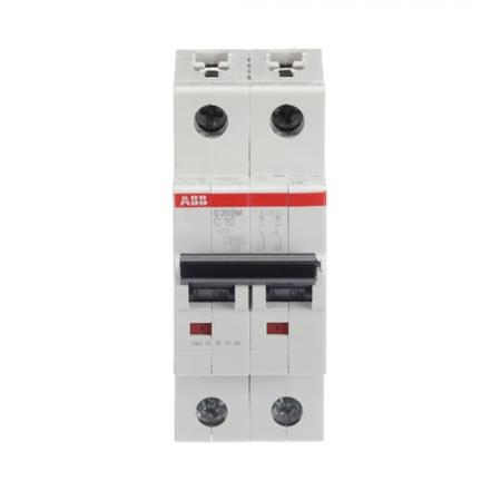 ABB S202M-C10 Sicherungsautomat C-Char., 10 kA, 10 A, 2P
