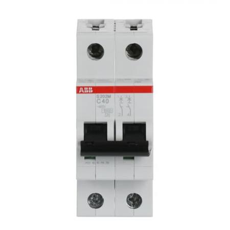 ABB S202M-C40 Sicherungsautomat C-Char., 10 kA, 40 A, 2P