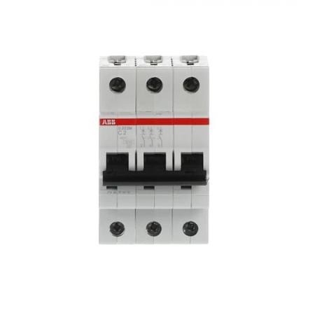 ABB S203M-C2 Sicherungsautomat C-Char., 10 kA, 2 A, 3P