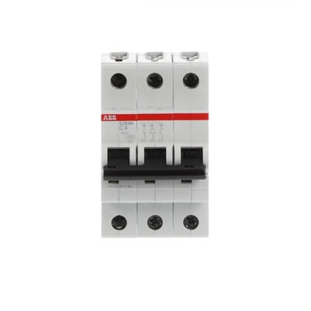 ABB S203M-C4 Sicherungsautomat C-Char., 10 kA, 4 A, 3P