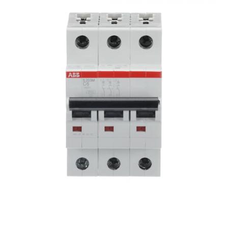 ABB S203M-C6 Sicherungsautomat C-Char., 10 kA, 6 A, 3P