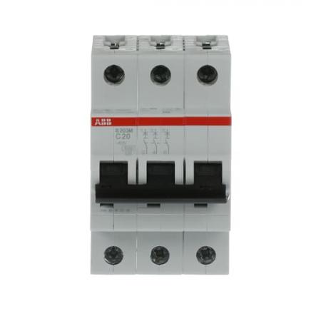 ABB S203M-C20 Sicherungsautomat C-Char., 10 kA, 20 A, 3P