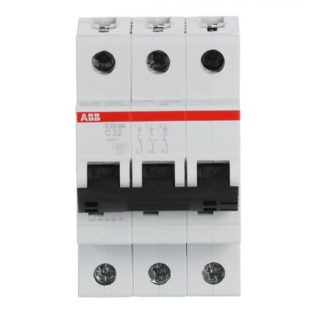ABB S203M-C32 Sicherungsautomat C-Char., 10 kA, 32 A, 3P