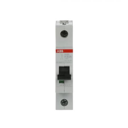 ABB S201-K63 Sicherungsautomat K-Char., 6 kA, 63 A, 1P