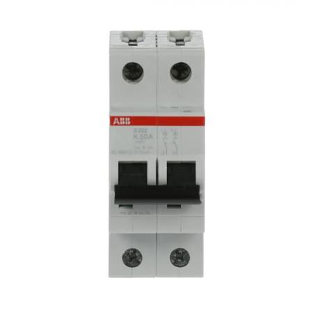 ABB S202-K50 Sicherungsautomat K-Char., 6 kA, 50 A, 2P