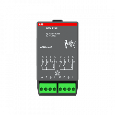 ABB BE/M4.230.1 Binäreingangsmodul, 4fach, 230 V