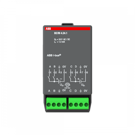 ABB BE/M4.24.1 Binäreingangsmodul, 4fach, 24 V