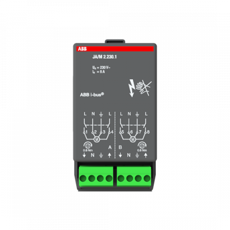 ABB JA/M2.230.1 Jalousieaktormodul, 2fach, 230 V AC