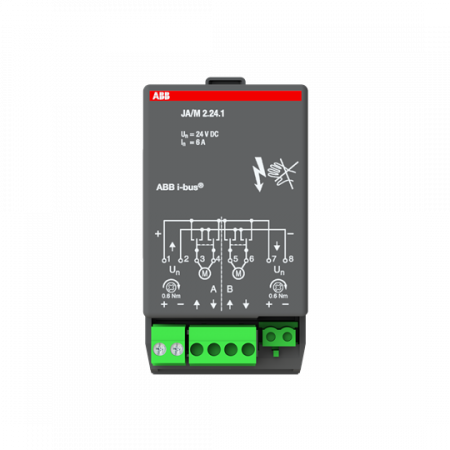 ABB JA/M2.24.1 Jalousieaktormodul, 2fach, 24 V DC