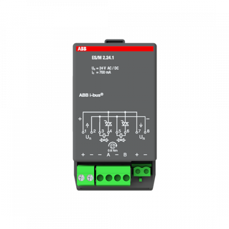 ABB ES/M2.24.1 Elektronisches Schaltaktormodul, 2fach, 24 V