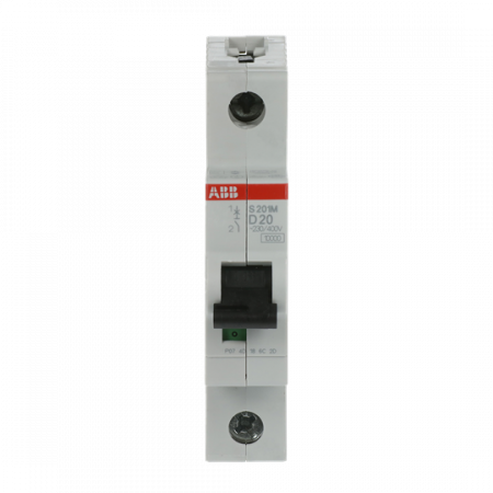 ABB S201M-D20 Sicherungsautomat D-Char., 10 kA, 20 A, 1P