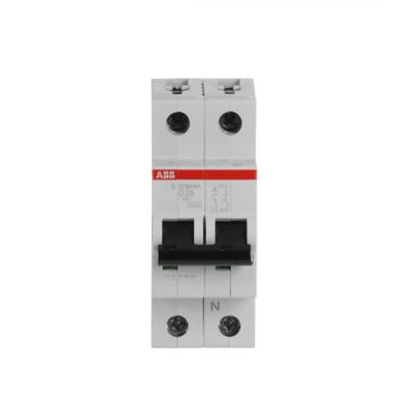 ABB S201M-D25NA Sicherungsautomat D-Char., 10 kA, 25 A, 1P+NA