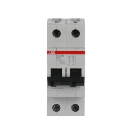 ABB S202M-D6 Sicherungsautomat D-Char., 10 kA, 6 A, 2P