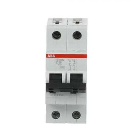 ABB S202M-D16 Sicherungsautomat D-Char., 10 kA, 16 A, 2P