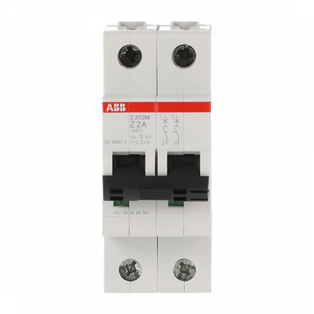 ABB S202M-Z2 Sicherungsautomat Z-Char., 10 kA, 2 A, 2P