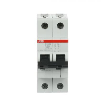 ABB S202M-K3 Sicherungsautomat K-Char., 10 kA, 3 A, 2P