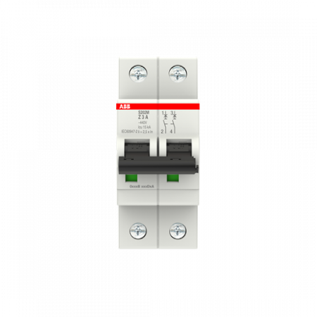 ABB S202M-Z3 Sicherungsautomat Z-Char., 10 kA, 3 A, 2P