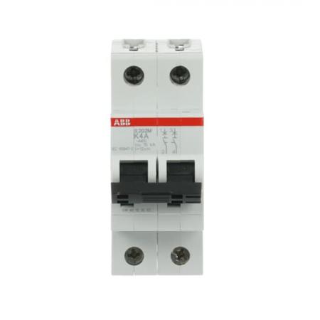 ABB S202M-K4 Sicherungsautomat K-Char., 10 kA, 4 A, 2P