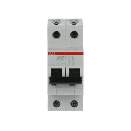ABB S202M-K10 Sicherungsautomat K-Char., 10 kA, 10 A, 2P