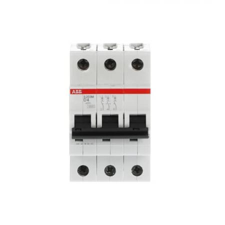 ABB S203M-D4 Sicherungsautomat D-Char., 10 kA, 4 A, 3P