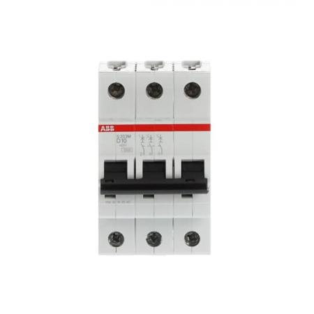 ABB S203M-D10 Sicherungsautomat D-Char., 10 kA, 10 A, 3P