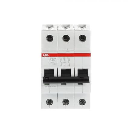 ABB S203M-D20 Sicherungsautomat D-Char., 10 kA, 20 A, 3P