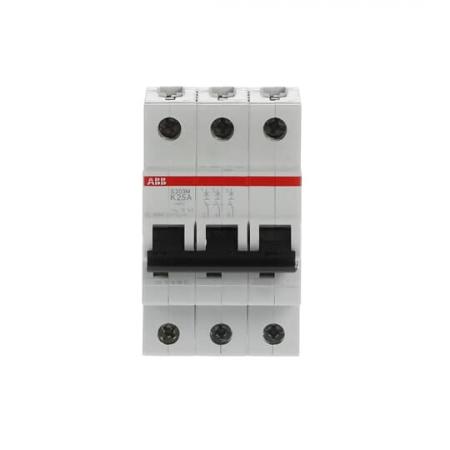 ABB S203M-K25 Sicherungsautomat K-Char., 10 kA, 25 A, 3P
