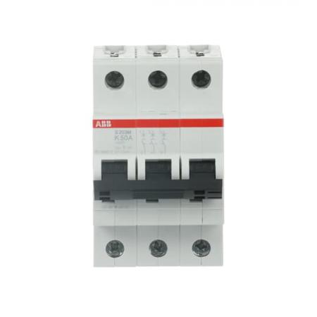 ABB S203M-K50 Sicherungsautomat K-Char., 10 kA, 50 A, 3P