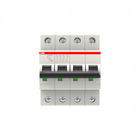 ABB S204M-D1 Sicherungsautomat D-Char., 10 kA, 1 A, 4P