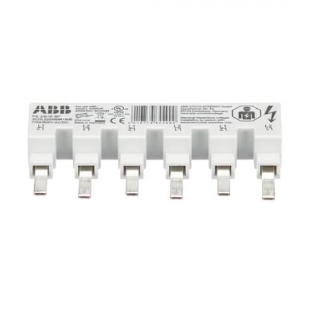 ABB PS2/6/16BP Phasenschiene 2-phasig, 6 Pins, 16mm2 Phasenfolge L1-L2-L1-L2-...