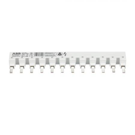 ABB PS2/12/16BP Phasenschiene 2-phasig, 12 Pins, 16 mm² Phasenfolge L1-L2-L1-L2-...