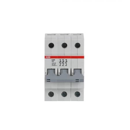 ABB E203/80G Trennschalter 3P, 80 A, Schaltgriff grau, Änderung Ursprung + Gebrauchskategorie