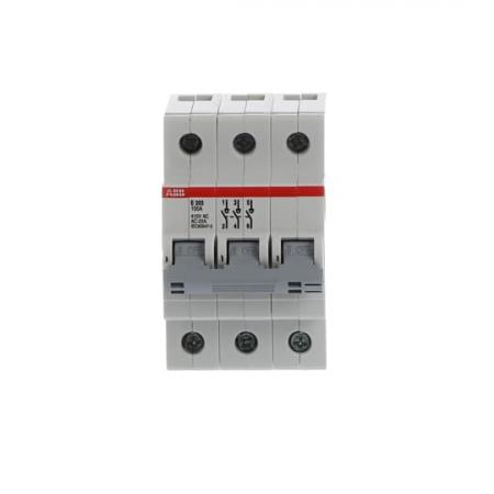 ABB E203/100G Trennschalter 3P, 100 A Schaltgriff grau, Änderung Ursprung + Gebrauchskategorie
