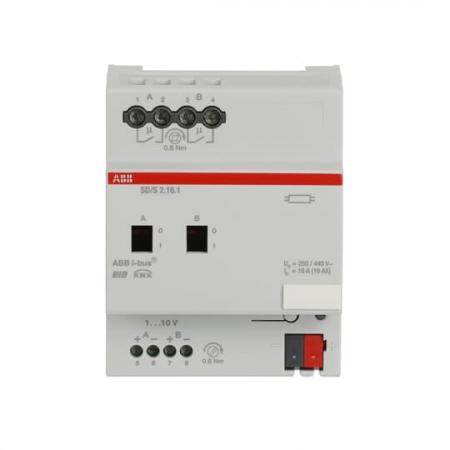 ABB SD/S 2.16.1 Schalt-/Dimmaktor, 2fach, 16 A, REG