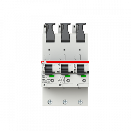 ABB S751/3-E40 Hauptleitungsschutzschalter SH-Schalter in E-Char., 25kA, 40A, 3x1P