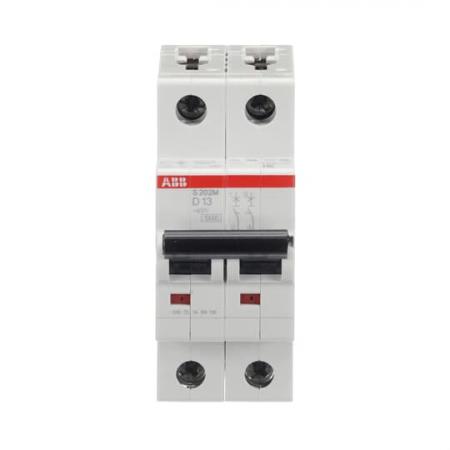 ABB S202M-D13 Sicherungsautomat D-Char., 10 kA, 13 A, 2P