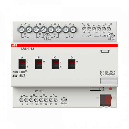 ABB LR/S 4.16.1 Lichtregler, 4fach, 1-10 V, REG