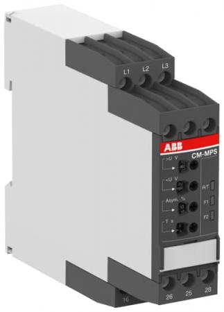 ABB CM-MPS.23S Dreiphasenüberwachungsrelais 2We, Multif., 0,0,1-30s, L1-L2-L3-N=3x180-280VAC Nachfolgegerät von 1SVR630885R4300